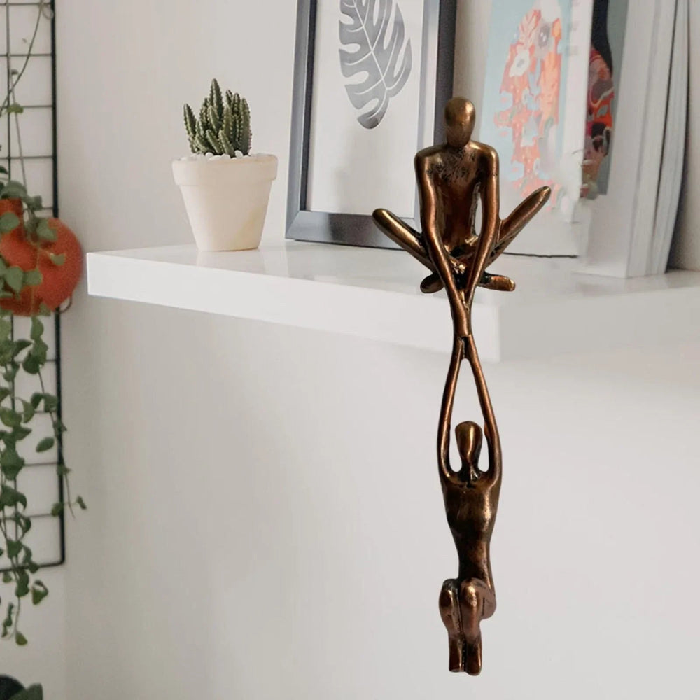 Davy | Embracing Figures Sculpture - Elegant Home Accent for Modern Decor