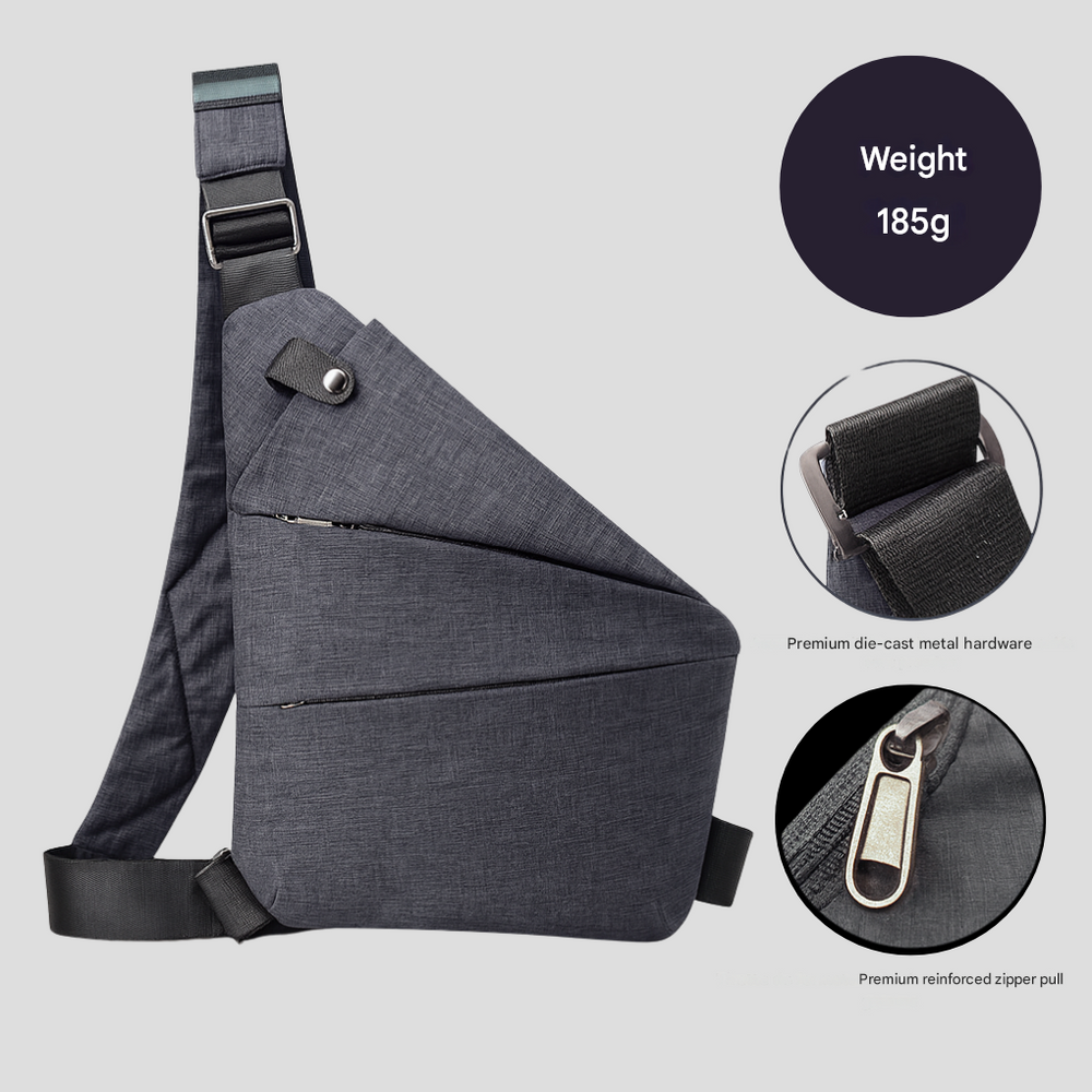 Davy Crossbody Bag with Concealed Zipper - Stylish & Secure Everyday Accessory
