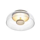 Davy Modern Glass Dome LED Ceiling Light Fixture - Sleek & Stylish Lighting for Home Decor