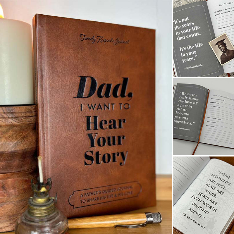 Davy | Heritage Edition: Dad, I Want to Hear Your Story | Engaging Book with 250+ Thought-Provoking Questions for Family Connection