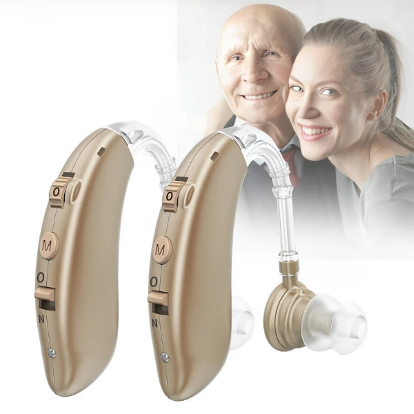 Digital Hearing Aids – Rechargeable, One-Touch Volume Control & Custom-Fit Ear Tips