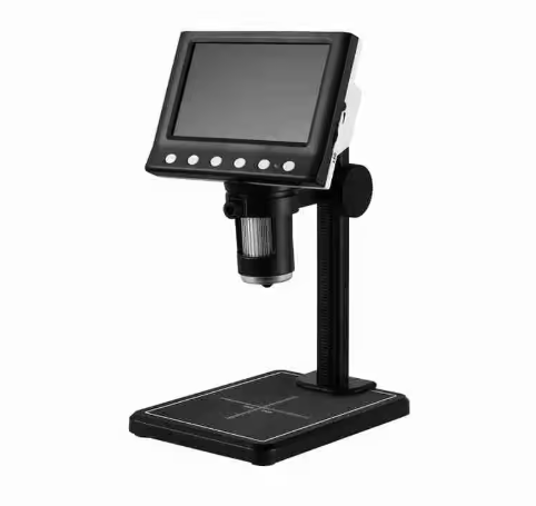 High-Definition Davy Digital Microscope with 4.3'' LCD Screen – 1000X Magnification for Detailed Viewing