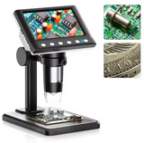 High-Definition Davy Digital Microscope with 4.3'' LCD Screen – 1000X Magnification for Detailed Viewing