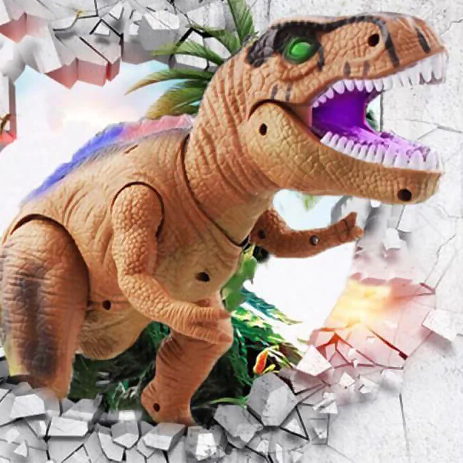 Davy DinoAdventure Remote Control Dinosaur Toy - Interactive with Lights & Sounds for Kids