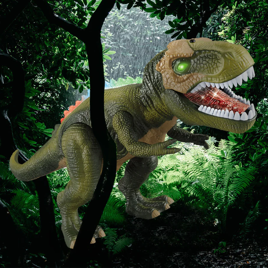 Davy DinoAdventure Remote Control Dinosaur Toy - Interactive with Lights & Sounds for Kids