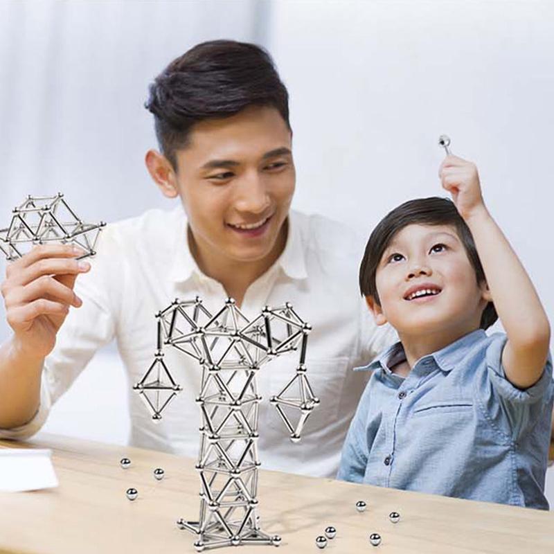 Enhanced Product Title: "Davy DIY Magnetic Balls and Rod Set - Creative Building Kit for Kids and Adults" 

This title includes relevant keywords while also highlighting the product's target audience and creative potential.