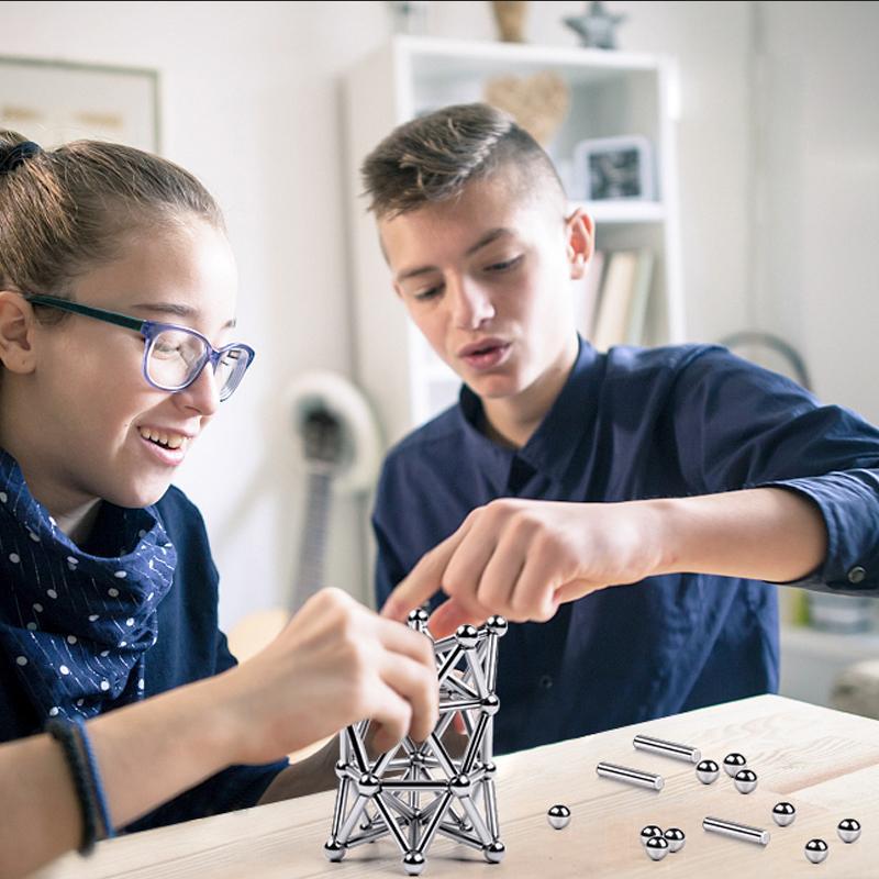 Enhanced Product Title: "Davy DIY Magnetic Balls and Rod Set - Creative Building Kit for Kids and Adults" 

This title includes relevant keywords while also highlighting the product's target audience and creative potential.