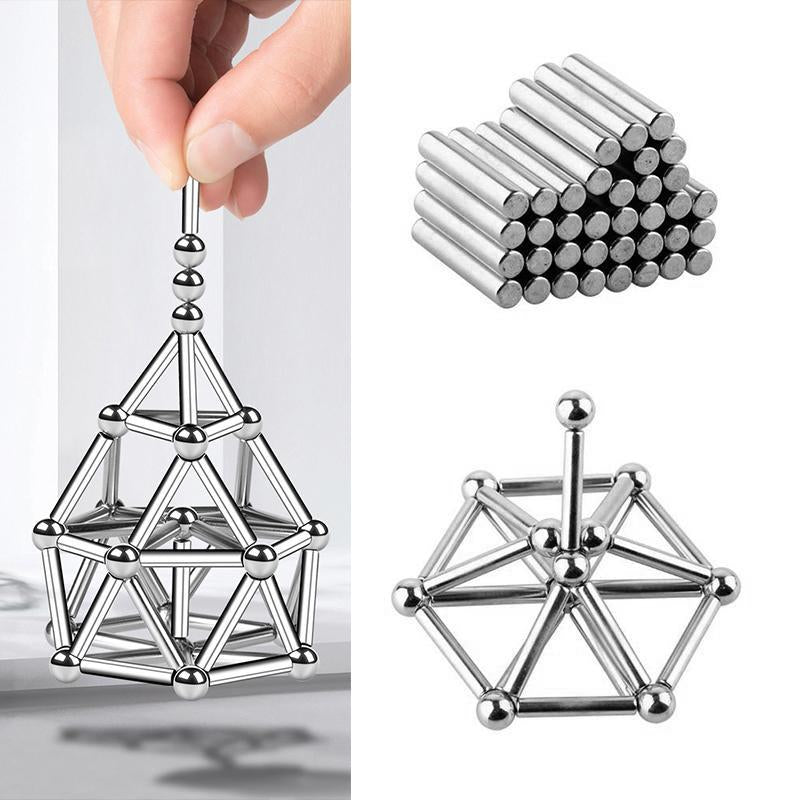 Enhanced Product Title: "Davy DIY Magnetic Balls and Rod Set - Creative Building Kit for Kids and Adults" 

This title includes relevant keywords while also highlighting the product's target audience and creative potential.