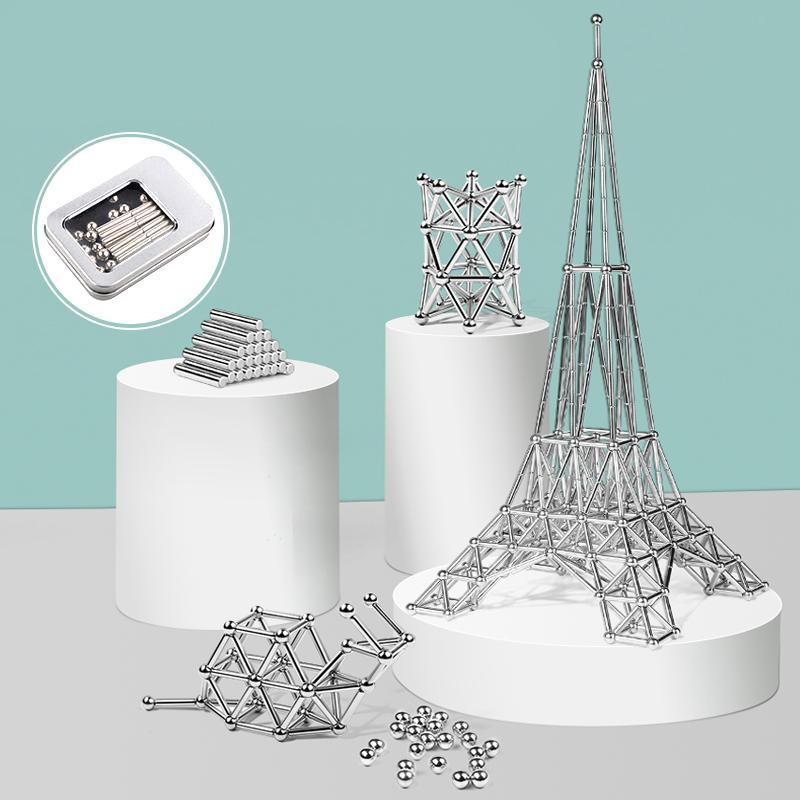 Enhanced Product Title: "Davy DIY Magnetic Balls and Rod Set - Creative Building Kit for Kids and Adults" 

This title includes relevant keywords while also highlighting the product's target audience and creative potential.