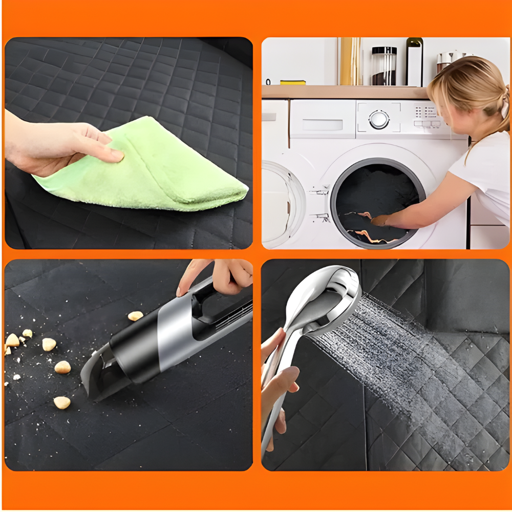Davy Quilted Dog Back Seat Car Extender Mat | Comfortable & Durable Pet Travel Accessory