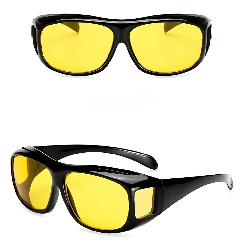 Davy Yellow Lens Night Driving Glasses - Anti-Glare Technology for Enhanced Visibility