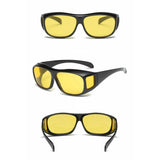Davy Yellow Lens Night Driving Glasses - Anti-Glare Technology for Enhanced Visibility