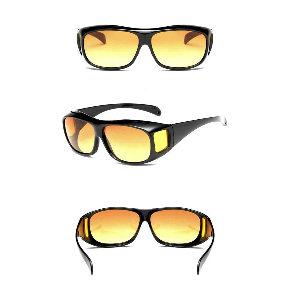 Davy Yellow Lens Night Driving Glasses - Anti-Glare Technology for Enhanced Visibility