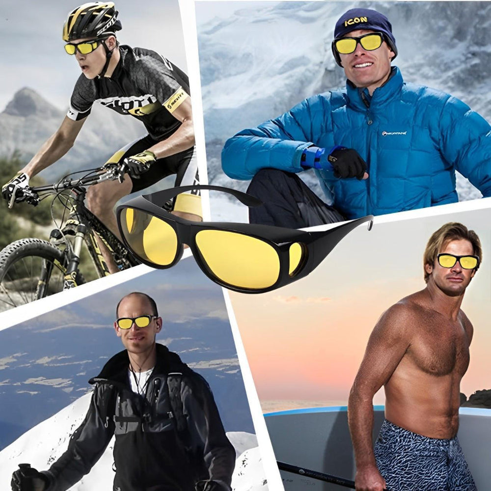 Enhanced Night Vision Driving Glasses by Davy | Improve Clarity & Safety for Nighttime Driving