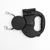 Davy Dual Retractable Dog Leash with 360° Swivel - Tangle-Free, Comfortable Grip, Ideal for Small to Large Dogs