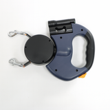Davy Dual Retractable Dog Leash with 360° Swivel - Tangle-Free, Comfortable Grip, Ideal for Small to Large Dogs
