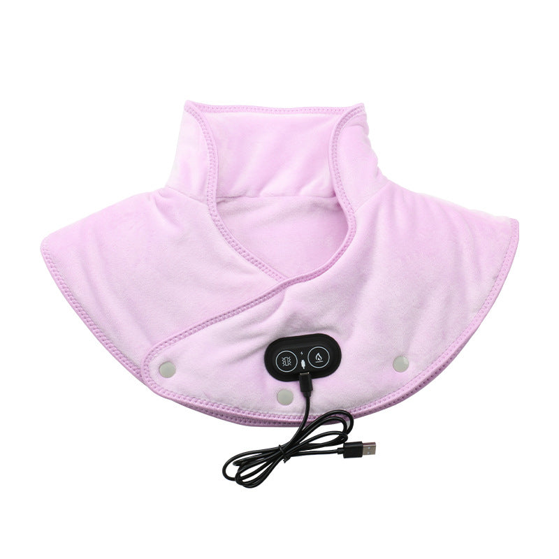 ComfortZone Heated Neck & Shoulder Wrap with Soothing Massage – Relaxation Therapy for Pain Relief