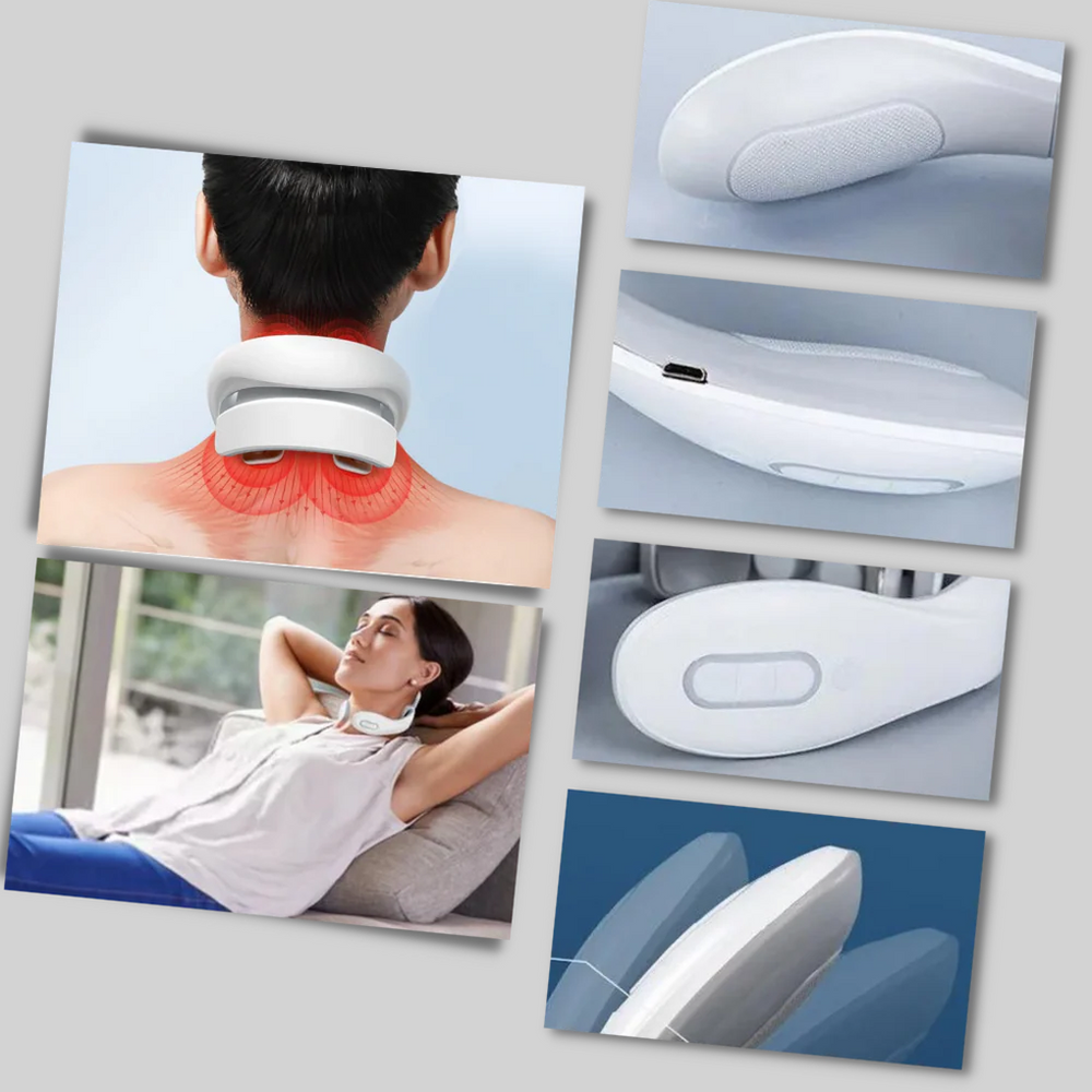Davy Electric Neck Massager with Heat Therapy & Multiple Massage Modes - Relaxation & Pain Relief