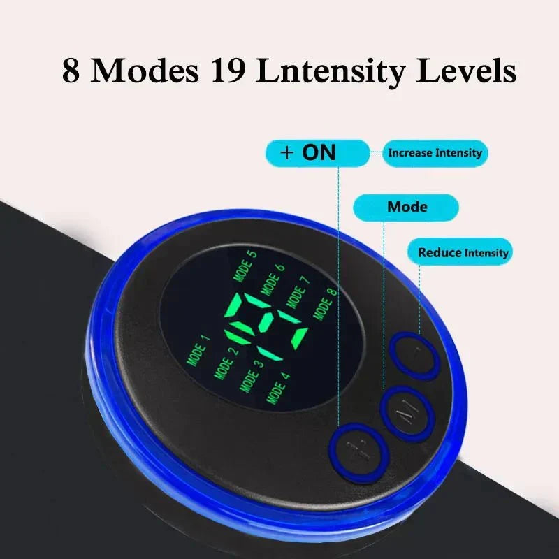 Davy EMS Abs Trainer - 19-Level Abdominal Muscle Stimulator for Core Strength & Toning | Ultimate Home Fitness Device
