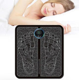 Davy EMS Foot Massager Mat with Reflexology Stimulation - Ultimate Relaxation & Pain Relief for Tired Feet