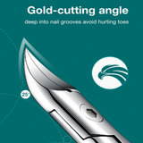 Davy Ergonomic Toenail Clippers for Thick Nails – Precision Design for Comfortable and Effortless Trimming
