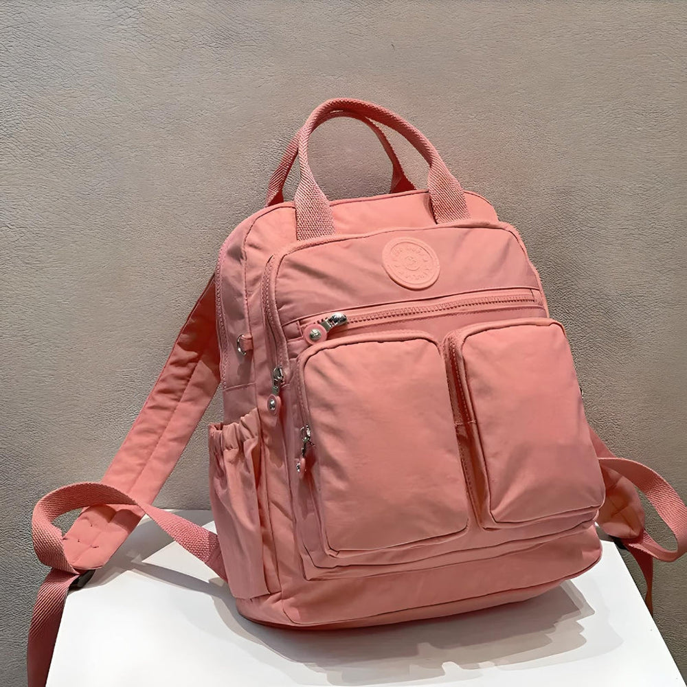 Stylish Davy Multi-Pocket Fashion Backpack for Everyday Use - Versatile and Functional Design