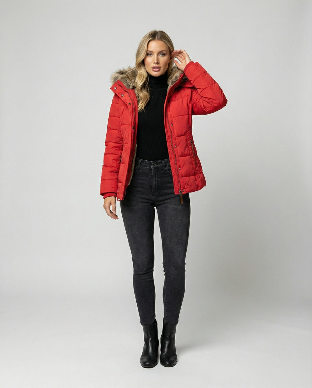 Women's Cozy Lined Winter Jacket - Warm, Stylish & Comfortable Outerwear for Cold Weather