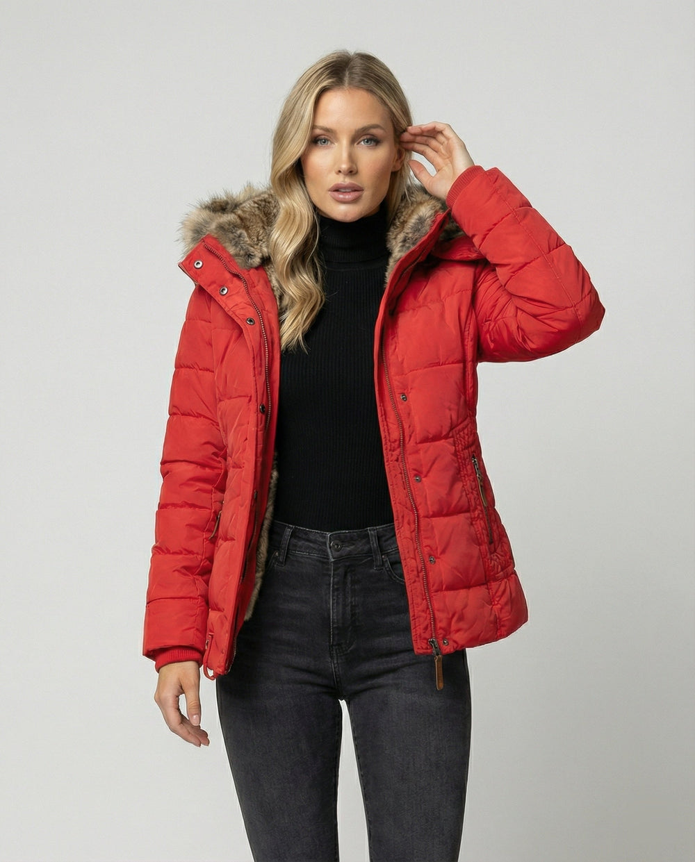 Women's Cozy Lined Winter Jacket - Warm, Stylish & Comfortable Outerwear for Cold Weather