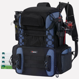 Davy Fishing Tackle Backpack with Rod Holders | Durable, Waterproof, and Spacious Gear Storage for Anglers