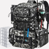 Davy Fishing Tackle Backpack with Rod Holders | Durable, Waterproof, and Spacious Gear Storage for Anglers