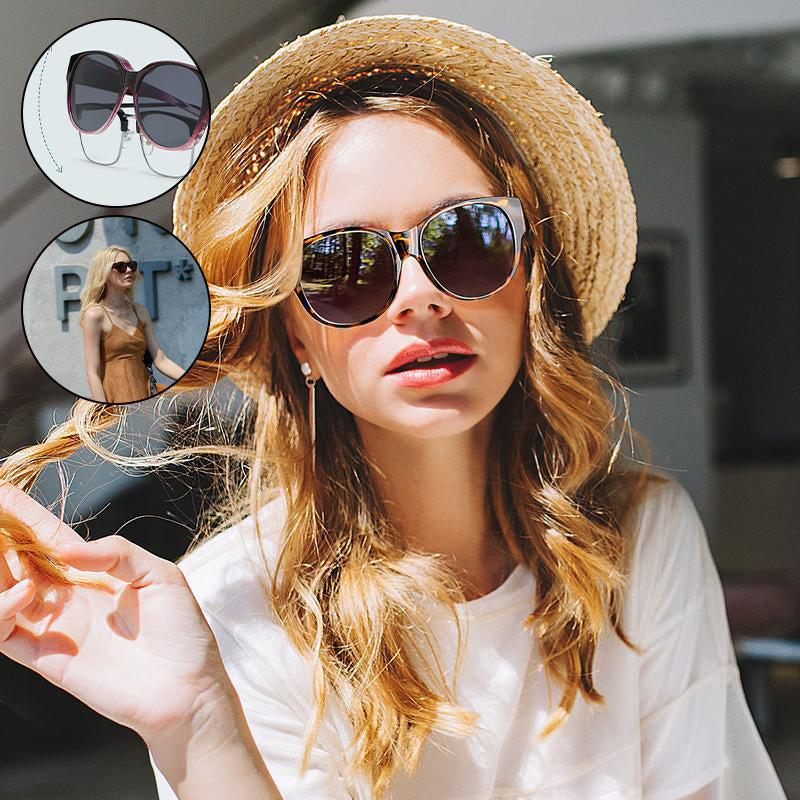 Fit-Over Sunglasses – Women's, Polarized UV400 Lenses & Cat-Eye Design