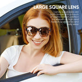 Fit-Over Sunglasses – Women's, Polarized UV400 Lenses & Cat-Eye Design