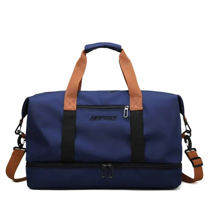 **Davy FITVOY Duffel Bag | Lightweight Gym & Travel Bag with Shoe Compartment & Wet-Dry Separation | Perfect for Fitness & Travel**