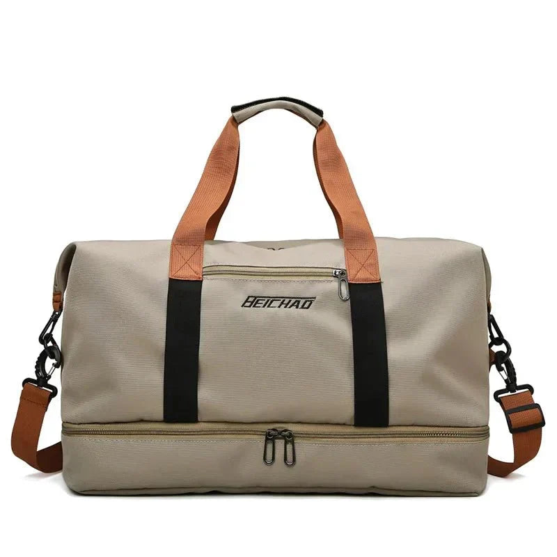 **Davy FITVOY Duffel Bag | Lightweight Gym & Travel Bag with Shoe Compartment & Wet-Dry Separation | Perfect for Fitness & Travel**