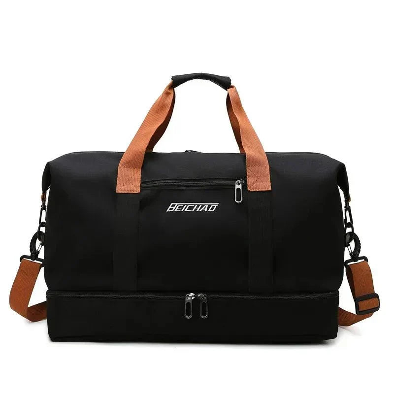 **Davy FITVOY Duffel Bag | Lightweight Gym & Travel Bag with Shoe Compartment & Wet-Dry Separation | Perfect for Fitness & Travel**