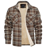 Davy Cozy Fleece-Lined Checked Jacket for Ultimate Comfort | Stylish & Warm Outerwear