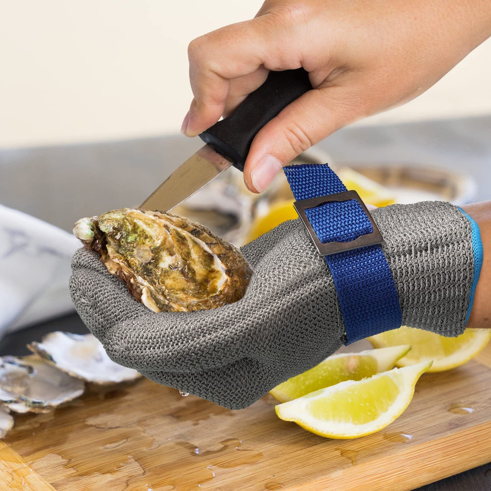 Davy Food-Safe Cut-Resistant Stainless Steel Mesh Glove - Ultimate Protection for Kitchen Safety