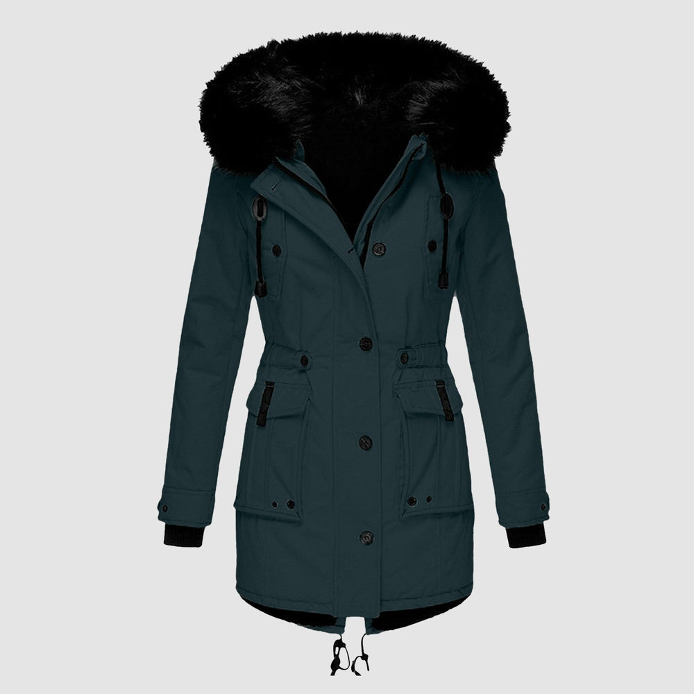 Women's Cozy Insulated Parka Coat - Warm, Stylish, and Weather-Resistant Outerwear for Cold Seasons
