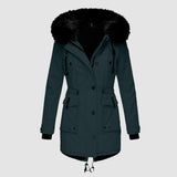 Women's Cozy Insulated Parka Coat - Warm, Stylish, and Weather-Resistant Outerwear for Cold Seasons