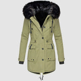 Women's Cozy Insulated Parka Coat - Warm, Stylish, and Weather-Resistant Outerwear for Cold Seasons