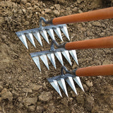 Efficient Weeding with Davy Sharp Tined Garden Rake - Durable & Ergonomic Design for Easy Gardening