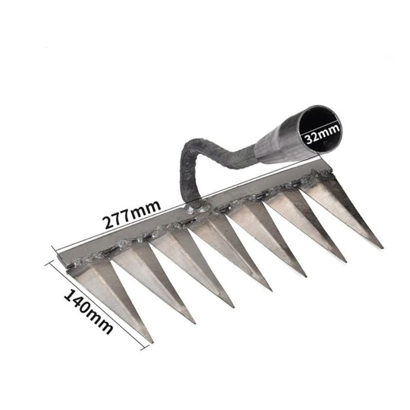 Efficient Weeding with Davy Sharp Tined Garden Rake - Durable & Ergonomic Design for Easy Gardening
