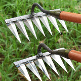 Efficient Weeding with Davy Sharp Tined Garden Rake - Durable & Ergonomic Design for Easy Gardening