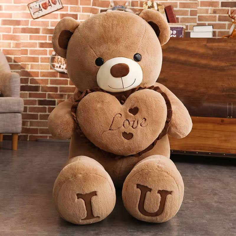 Davy Giant Plush Bear - Extra Large Comfort Teddy for Ultimate Relaxation | Soft & Cuddly Stuffed Animal