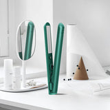 Davy HairFlex Mini 2-in-1 Curling and Straightening Iron with Ceramic Coating – Compact, Versatile Hair Styling Tool for Effortless Curls and Sleek Straight Hair