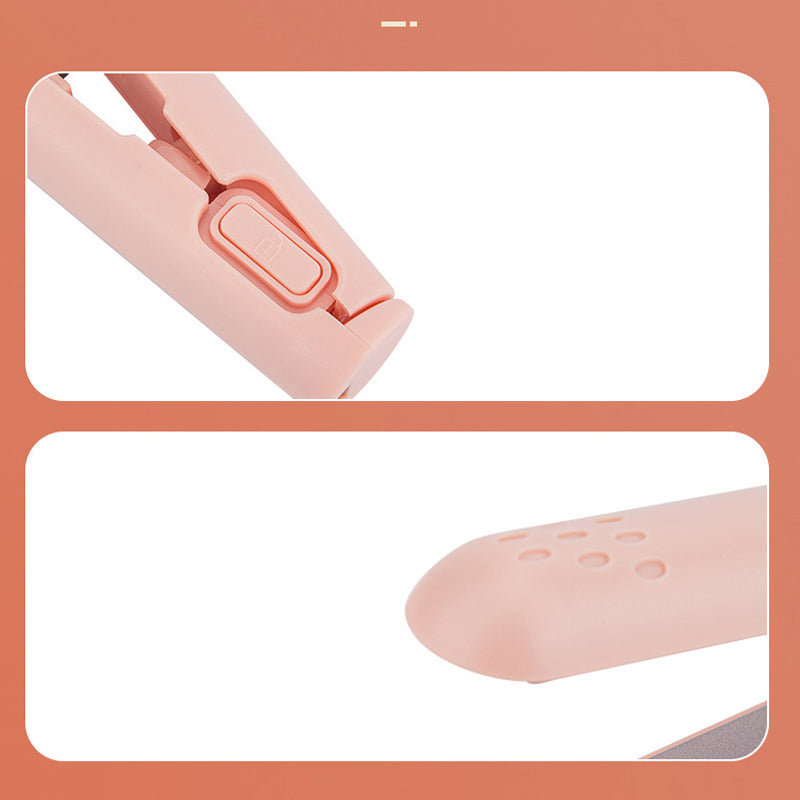 Davy HairFlex Mini 2-in-1 Curling and Straightening Iron with Ceramic Coating – Compact, Versatile Hair Styling Tool for Effortless Curls and Sleek Straight Hair