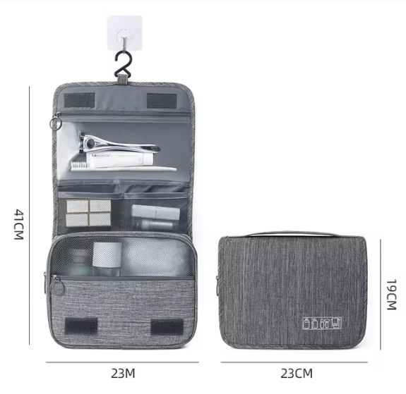 Men's Davy Hanging Toiletry Bag - Stylish & Functional Travel Organizer