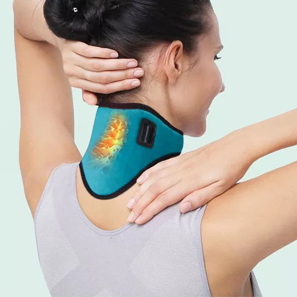 Enhanced Product Title: Davy Heated Cervical Collar – Therapeutic Neck Heating Band for Muscle Tension Relief & Headache Alleviation