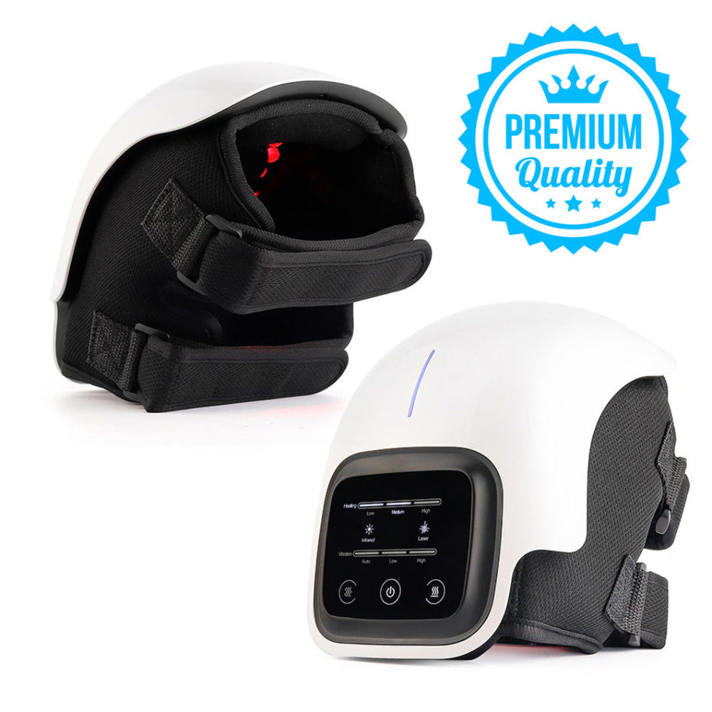 Davy Heated Knee Massager with Vibration & Infrared Therapy - Pain Relief & Relaxation for Joint Comfort