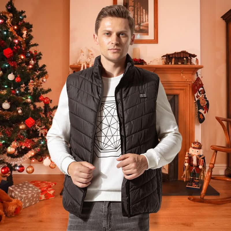Davy Heated Vest - 13 Adjustable Heating Zones for Ultimate Warmth on Cold Days | Lightweight & Stylish Design